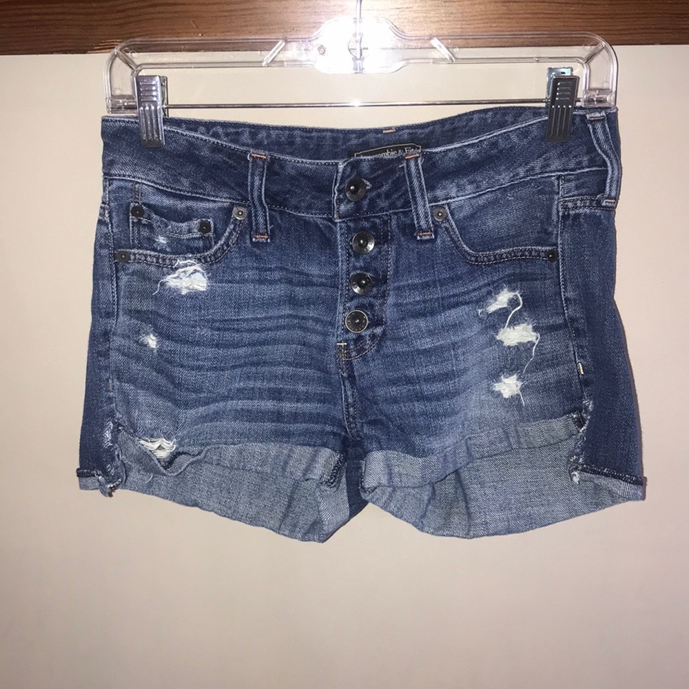 Abercrombie & Fitch boyfriend denim shorts